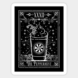 The Peppermint Latte Tarot Card Magnet